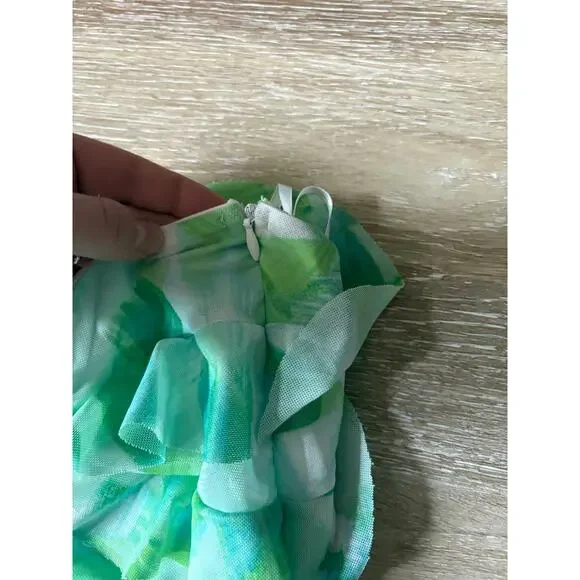 Billy J Zinnia Midi Dress Green Floral - Picture 6 of 8